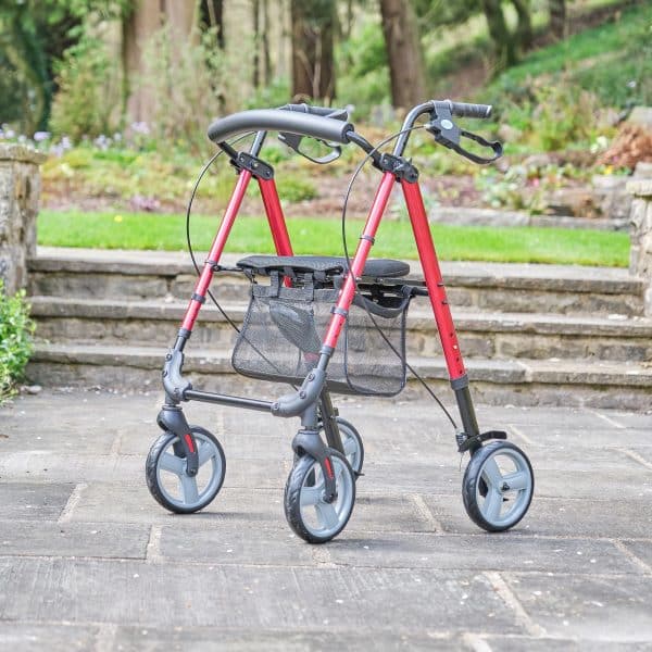 NRS Adjustable Four Wheel Rollator Outdoors