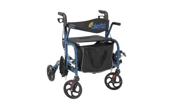 2-in-1 rollator wheelchair