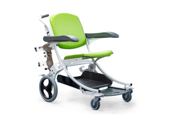 TransitFlow Portering Chair designed to transport patients in a hospital