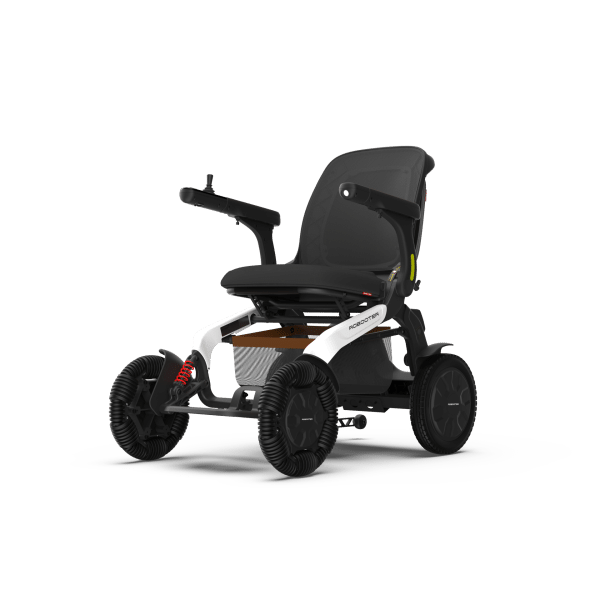 Robooter E60 Pro-A Folding Electric Wheelchair in White