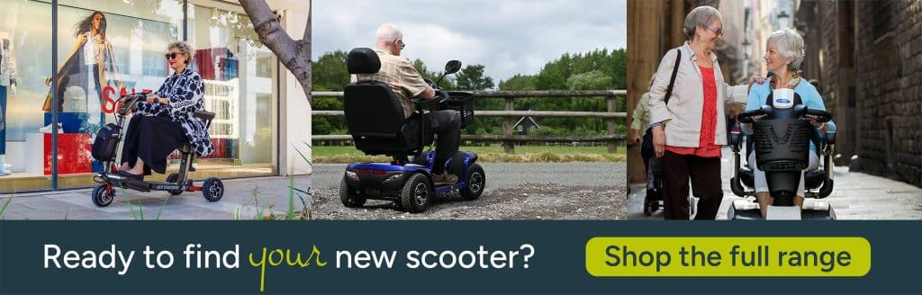 Shop scooter range banner