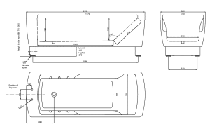 Astor Avero Comfort Bath Dimensions