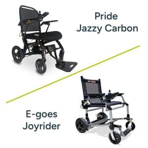 Pride Jazzy Carbon vs Joyrider comparison