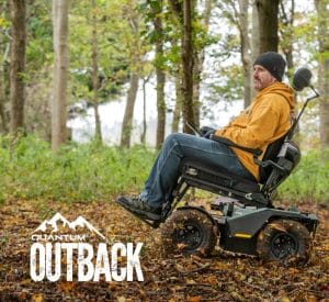 Quantum Outback All Terrain Powerchair Lifestyle Image