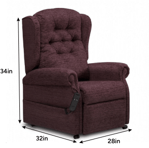 Maiden Riser Recliner Chair_Dimensions